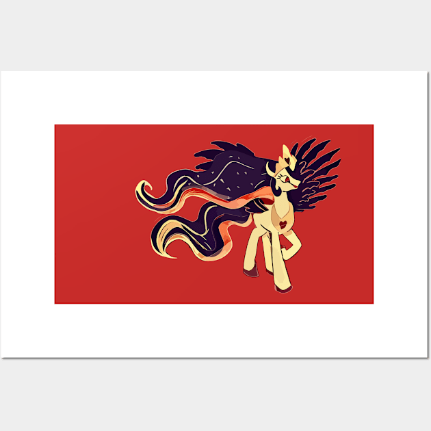 My Dark Pony Wall Art by Bespired